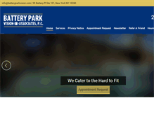 Tablet Screenshot of batteryparkvision.com